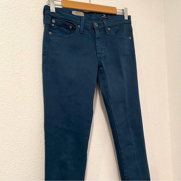 Ag Adriano Goldshmied The Stilt Cigarette Jean Dark Blue sz 26 - Picture 3 of 9